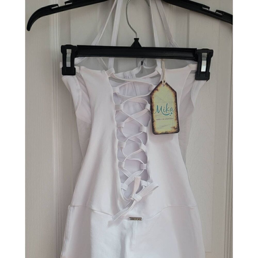 Mika Wayarawhite Yoga Bodysuit M — image 4 of 8